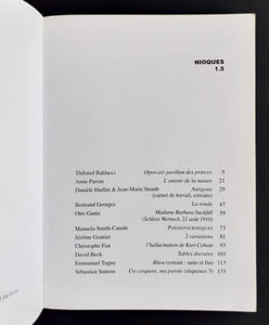 Revue Nioques : N°1.5, 1999. Deuxième série (1996-2003).