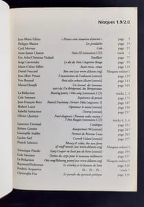 Revue Nioques : N°1.9/2.0, 2003. Deuxième série (1996-2003).
