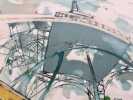 Lithographie : Paris. La Tour Eiffel. . RODDE (Michel). 