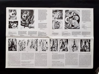 Carton d’invitation + Journal de l’exposition de Robert Delaunay présentée à l’Orangerie des Tuileries à Paris du 25 mai au 30 août 1976.