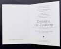 Carton d'invitation à l'inauguration + dossier de presse de l'exposition "Dessins de Zadkine" présentés au Musée Rodin du 08 novembre 1994 au 08 ...