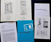 Dossiers de presse + Cahiers de l'exposition Louise Bourgeois, Estampes et Dessins à la Bibliothèque nationale de France et au Centre Georges Pompidou du 1er février au 10 avril 1995.  par BOURGEOIS (Louise).  - Image 1