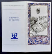 Carton d'invitation à l'inauguration + dossier de presse de l'exposition Alechinsky au Musée de la Marine du 15 mai au 13 septembre 1992.  par ALECHINSKY (Pierre).  - Image 1