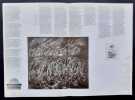 Carton d'invitation à l'inauguration + Journal de l'exposition de l'exposition Cy Twombly au Centre Georges Pompidou du 17 février au 17 avril 1988. . ...