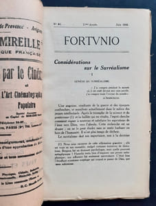 Fortunio – Les Cahiers du Sud. N°68, juin 1925.