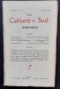 Les Cahiers du Sud (Fortunio). N°72, octobre 1925.. PAGNOL (Marcel). AUBAREDE (Gabriel d’). BALLARD (Jean). BOURGUET (Georges). NIVOIX (Paul). ...