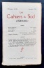 Les Cahiers du Sud (Fortunio). N°73, novembre 1925. . AUBAREDE (Gabriel d’). BRION (Marcel). HUMBOURG (Pierre). VERANE (Léon). VARLET (Théo). RIM ...