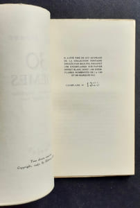 30 poèmes.