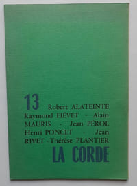 La Corde, n°13, premier trimestre 1966.