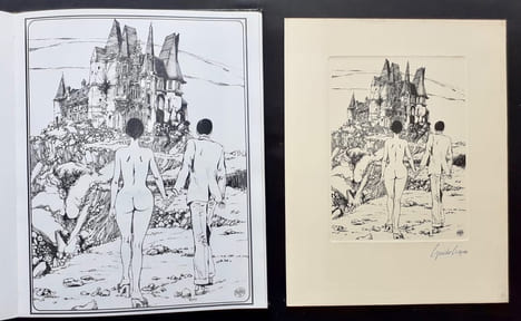 Histoire d'O. Dessins originaux de Guido Crepax d'après le livre de Pauline Réage.. CREPAX (Guido). REAGE (Pauline). PAULHAN (Jean). AURY (Dominique). ...