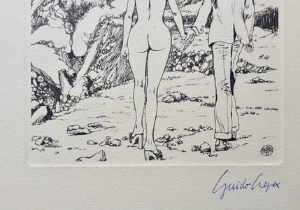 Histoire d'O. Dessins originaux de Guido Crepax d'après le livre de Pauline Réage.