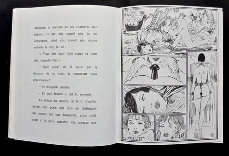 Histoire d'O. Dessins originaux de Guido Crepax d'après le livre de Pauline Réage.. CREPAX (Guido). REAGE (Pauline). PAULHAN (Jean). AURY (Dominique). ...