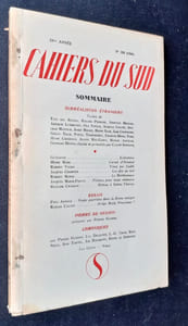 Cahiers du Sud. N°280. Deuxième semestre 1946 : Surréalistes étrangers.