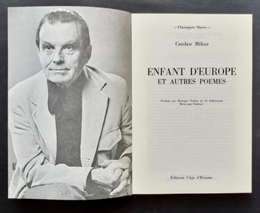 Enfant d'Europe. 