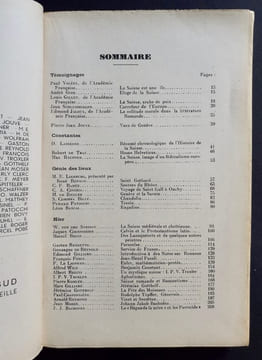 Cahiers du Sud. Numéro spécial du 15 avril 1943: «Images de la Suisse». . JOUVE (Pierre Jean). CINGRIA (Charles-Albert). BEGUIN (Albert). TROLLIET ...