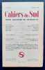Cahiers du Sud. N°262. Décembre 1943. . SARTRE (Jean-Paul). DAUMAL (René). ELUARD (Paul). KAFKA (Franz). NELLI (René). DECAUNES (Luc). LAPORTE ...