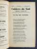 Cahiers du Sud. N°268. Octobre-novembre-décembre 1944. . FONDANE (Benjamin). PARROT (Louis). MARSMAN (Henri). BERTIN (Gabriel). AUTRAND (Charles). ...