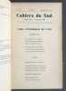 Cahiers du Sud. N°267. Août-septembre 1944. . MARCENAC (jean). ARNOLD (Paul). HUMEAU (Edmond). DIGOT (Jean). AUBRAY (Thérèse). MANOLL (Michel). CADOU ...