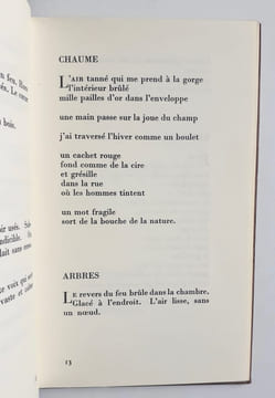 Sans couvercle.. DU BOUCHET (André). (Guy Lévis Mano).