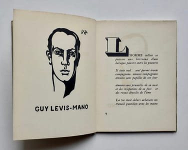 Images de l'homme immobile, de Jean Garamond. La Nuit du prisonnier. Portrait par Valentine Hugo.