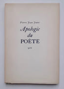 Apologie du poète.  par JOUVE (Pierre Jean). (Guy Lévis Mano).  - Image 1