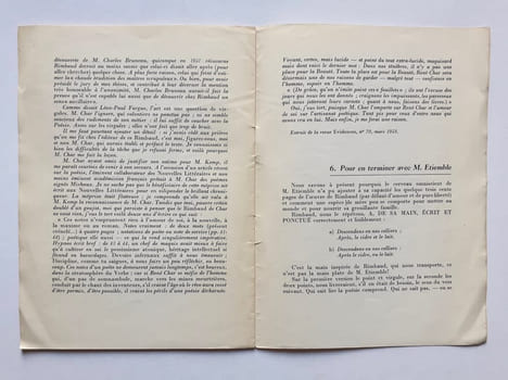 "Le dernier couac". Documents. . CHAR (René). (Guy Lévis Mano). 