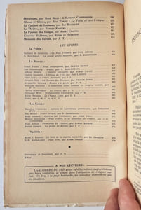 Cahiers du Sud. N°281. 1er semestre 1947.