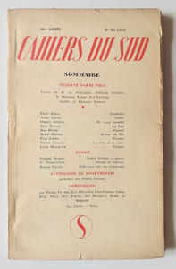 Cahiers du Sud. N°282. 1er semestre 1947.