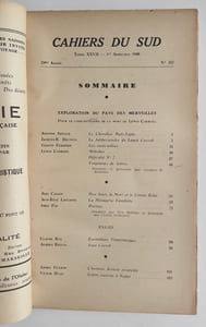Cahiers du Sud. N°287. 1er semestre 1948.