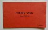Poèmes sang. . THIBAUD (Jacques). 