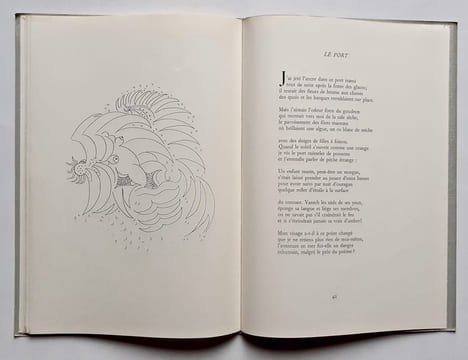 Le poème de la mer. . ESTANG (Luc). TAMARI (Olive).