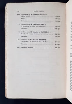 Blaise Pascal. L'homme et l'oeuvre. . PASCAL (Blaise). MESNARD (Jean). LEFEBVRE (Henri). GANDILLAC (Maurice de). SPOERRI (Théodule). KOYRE ...