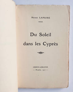 Du Soleil dans les Cyprès.