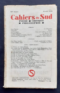 Les Cahiers du Sud. N°180, février 1936. 