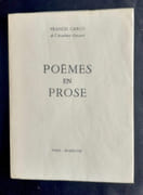 Poèmes en prose. par CARCO (Francis).  - Image 1
