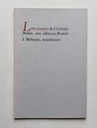 Lettre pourpre. par BOBIN (Christian). - Image 1