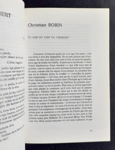 Faire-part : n°8-9, automne 1986. Numéro consacré à Charles Juliet.