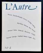 L’Autre, cahiers semestriels n°4, juin 1992. par BOBIN (Christian). - Image 1