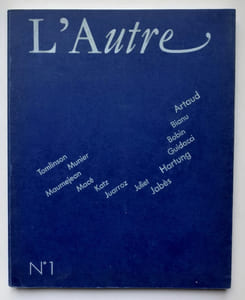 L’Autre, cahiers semestriels n°1, novembre 1990.