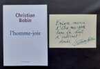 L'homme-joie.. BOBIN (Christian).