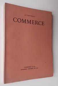 Le nouveau Commerce. Cahier 15-16. Printemps-été 1970.