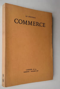 Le nouveau Commerce. Cahier 18-19. Printemps 1971.