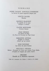 Le nouveau Commerce. Cahier 55. Printemps 1983.