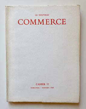 Le nouveau Commerce. Cahier 55. Printemps 1983. . DALMAS (André). FONFREIDE (Marcelle). PAGIER (Odette). BLANCHOT (Maurice). MOUCHARD (Claude). ...