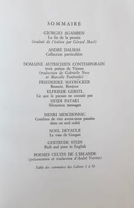 Le nouveau Commerce. Cahier 53-54. Automne 1982