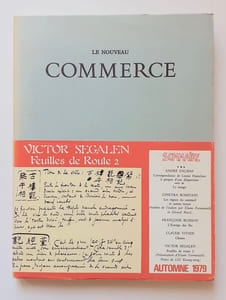 Le nouveau Commerce. Cahier 44. Automne 1979.