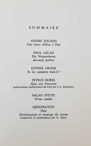 Le nouveau Commerce. Cahier 38. Automne 1977.