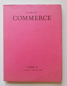 Le nouveau Commerce. Cahier 58. Printemps 1984.