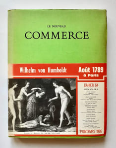 Le nouveau Commerce. Cahier 64. Printemps 1986.
