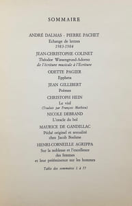 Le nouveau Commerce. Cahier 76/77. Printemps 1990.